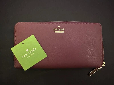 Cartera Kate Spade Cremallera Alrededor CAMERON STREET BOHO ENCAJEY - Ciruela Profunda Foto 1 de 2