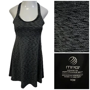 Vestido Mondetta Performance Gear MPG Mujer Talla M Atletismo Espalda Corredora Deportivo Negro - Imagen 1 de 16
