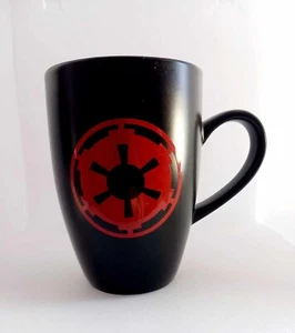 Barely Used Black And Red Star Wars Empire Symbol Coffee Mug - Picture 1 of 4