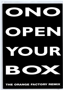 Yoko Ono, Ono Open Your Box, Maxracks CD Promo (2007) - Imagen 1 de 2