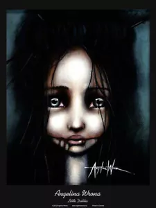 FANTASY ART PRINT Little Dahlia Angelina Wrona 24x32 - Picture 1 of 1