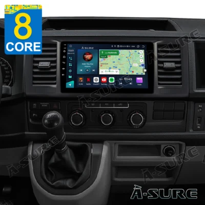4+64GB Autoradio Android 13 GPS CarPlay per VW T6 Transporter Multivan 2016-2021 - Immagine 1 di 4