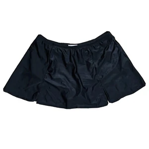 Blair Womens Swim Bottoms Size 18W Black Skirted Swimsuit Elastic Waist - Picture 1 of 6