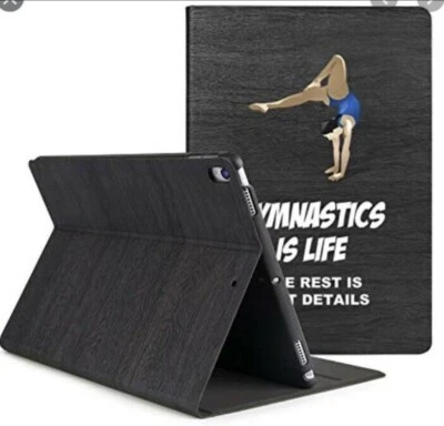 [Inkmodo] Black Slim Tree Texture Case for iPad Pro 10.5 (2017)-Gymnastic is Lif - Image 1 of 3