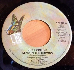 Judy Collins 45 Send In The Clowns / Houses - Picture 1 of 2