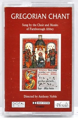 THE CHOIR & MONKS OF FARNBOROUGH ABBEY  "Gregorian Chant"  Cassette  HAVRC122 - Image 1 of 4