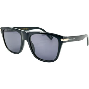 Marc Jacobs MARC 185S Mens Plastic Sunglass 807IR Black w Gray 54-19 - Picture 1 of 5