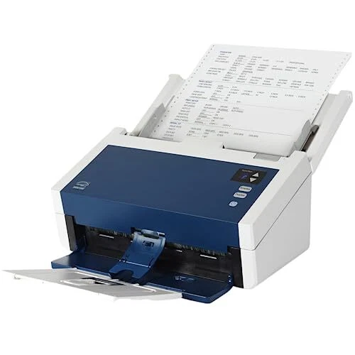 Visioneer Xerox DocuMate 6440 Duplex Document Scanner for PC and Ma white & navy - Image 1 of 4