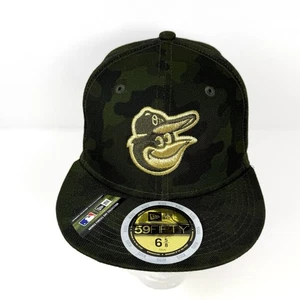 Baltimore Orioles New Era 59FIFTY Armed Forces Day Camo 6 5/8 MLB Official Cap - Picture 1 of 10