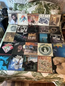 LOT 25 VINYL LP ALBUM VG+ Lynyrd Skynyrd Southern Rock Eagles Old & In The Way + - Imagen 1 de 19