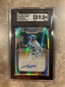 2019 Panini Prizm DP #35 Michael Busch Hyper Prizm /75 SGC 9,5 mit10 - Bild 1 von 2