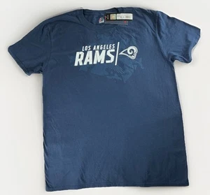 Los Angeles Rams Shirt Mens Large Blue Majestic NFL Football - Picture 1 of 5