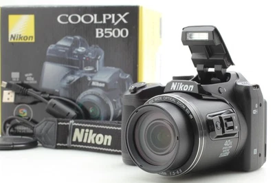 Top Mint In Box Nikon Coolpix B500 16,0MP Digitalkamera Schwarz Aus Japan - Bild 1 von 4
