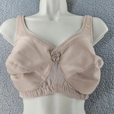 Sujetador Glamorise Mujer 38C Beige Sin Alambres MagicLift Soporte Activo #1005 Foto 1 de 4