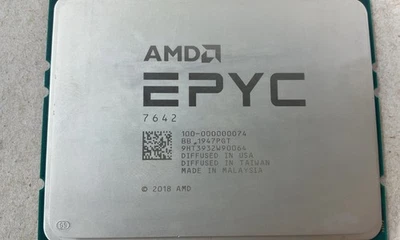 AMD EPYC 7642 2.3GHZ SERVER PROCESSOR | 100-000000074 - Image 1 of 3