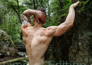 Handsome Male Portrait Physique Gay Interest Limited Edition Photo 8.5x11 1.24 - Picture 1 of 2