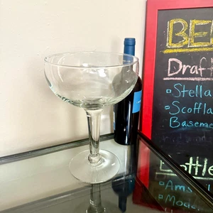 Übergroßer Kristallklar Glas Kelch Kelch Martini Coupe Bargeschirr Zubehör Schale - Bild 1 von 6