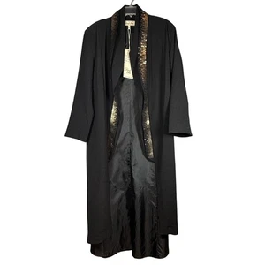 Neu mit Etikett Sheryl Crow Smoking-Sakko, schwarz mit goldenen Pailletten, Größe XL - Bild 1 von 11