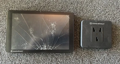 Rand McNally TND T85 Truck GPS Not Working CRACKED SCREEN!! - Image 1 of 4