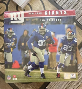 2014 NFL New York Giants Wall Calendar Brand New 12" x 12" - Picture 1 of 2
