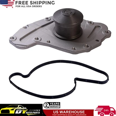 Water Pump Kit w/Gasket For 05-11 Chrysler Sebring Dodge Charger 3.5L 4.0L SOHC - Image 1 of 4