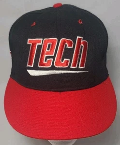 Pro Line Vtg Texas Tech Red Raiders Hat Cap Black Snapback 90s NCAA USA Used  - Picture 1 of 8