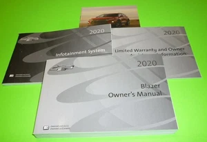 2020 CHEVROLET BLAZER OWNERS MANUAL SET +INFOTAINMENT GUIDE 20 L LT PREMIER RS - Picture 1 of 1