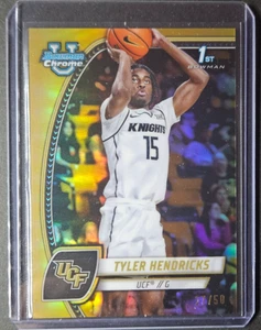 2024-25 Bowman U Chrome Tyler Hendricks Gold Refractor /50 1st #68 - Bild 1 von 2