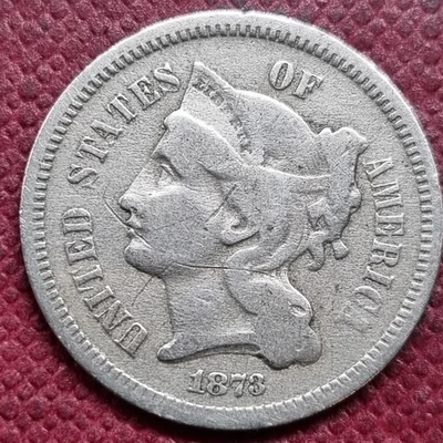 1873 Three Cent Piece Nickel 3c Better Grade #96847 - Image 1 of 2