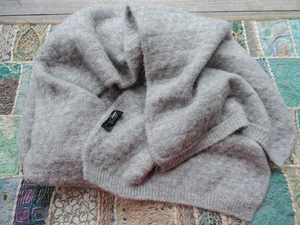 ZARA Schal Stola Grau Strick 40x220cm - Bild 1 von 3