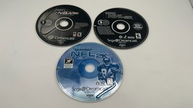 Sega Dreamcast Loose Bundle of 3 - Basketball, Football, & Hockey