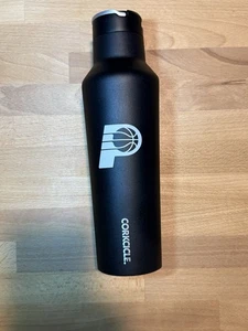 Corkcicle 20oz Sport Canteen Matt Black Indiana Pacers Logo - Neu - Bild 1 von 3