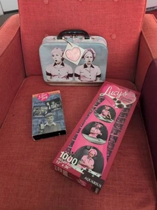 KONVOLUT I LOVE LUCY, Lunchbox, Puzzle, VHS-Kassette - Bild 1 von 4