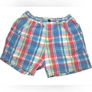 Abercrombie & Fitch Men's Plaid Shorts y2K Cotton M 4 in inseam - Picture 1 of 8
