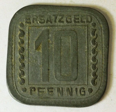 GERMANY (Ludwigshafen am Rhein) 10 Pfennig 1918 - Zinc - Notgeld - VF- - 3005 - Image 1 of 2