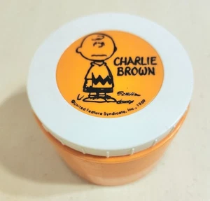 Termo de sopa aislado Charlie Brown Peanuts 1969 vintage - Imagen 1 de 7