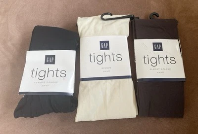 3 PARES DE MALLAS GAP VINTAGE PARA MUJER TALLA SM-94% NYLON/6% LYCRA SPANDEX Foto 1 de 4
