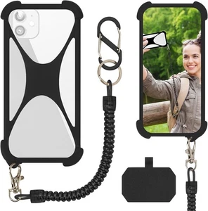 Silikon Handy Lanyard Halter, Universal Handy Tether, Anti-Diebstahl Handyband... - Bild 1 von 6