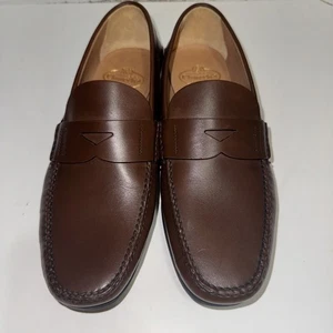 Church's Herren Karl Braun Leder Penny Halbschuhe Größe UK 6,5 / US 7 Neu ohne Karton - Bild 1 von 6