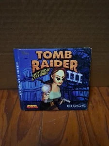 Tomb Raider III 3 Adventures Of Lara Croft (Eidos, PC, 1998) Complete W/ Manual - Picture 1 of 10