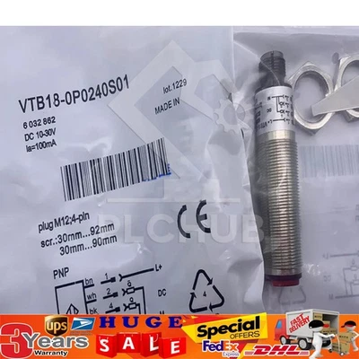 NEW SICK  VTB180P0240S01 VTB18-0P0240S016032862 Photoelectric Switch New - Image 1 of 4