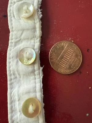 11     Baby   GENUINE SHELL 2-Hole Buttons - Image 1 of 3