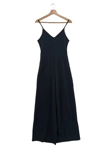 ZARA Langer Jumpsuit Donna Pantalone Taglia IT 40 nero stile casual - Foto 1 di 5