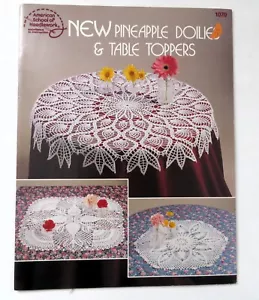 New Pineapple Doilies & Table Toppers Booklet American School of Needlework - Picture 1 of 2