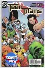TEEN TITANS #2 (2003) 2ND PRINTING BAGGED & BOARDED VARIANT CVR DC COMICS