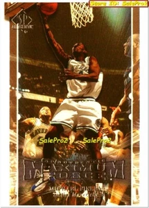 UD SP AUTHTENTIC 1999 MICHAEL FINLEY NBA DALLAS MAVERICKS STAR MAXIMUM FORCE #M6 - Picture 1 of 2