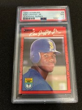 PSA 7 1990 DONRUSS LEARNING SERIES #8 KEN GRIFFEY JR