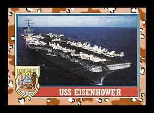 120 Uss Eisenhower Desert Storm Topps 1991 Trading Card - Picture 1 of 2