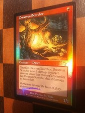 Mtg Foil Dwarven Scorcher Magic Judgment SP Dwarf