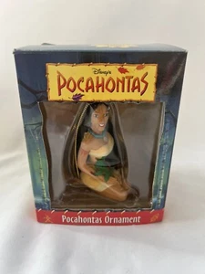 1995 Disney Pocahontas Christmas Tree Ornament Grolier Xmas Vintage Kneeling - Picture 1 of 9